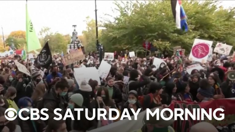 Thousands expected to march in Glasgow against fossil fuels at U.N. climate summit