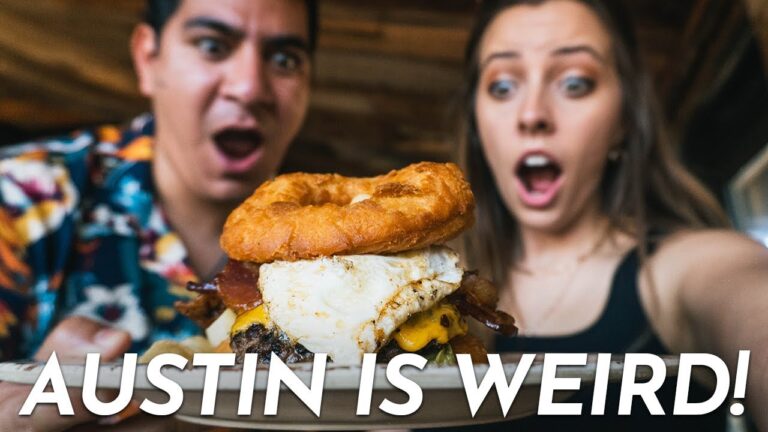 WEIRD things to do in AUSTIN, TX – Chicken poop bingo, donut burgers, and a creepy museum!