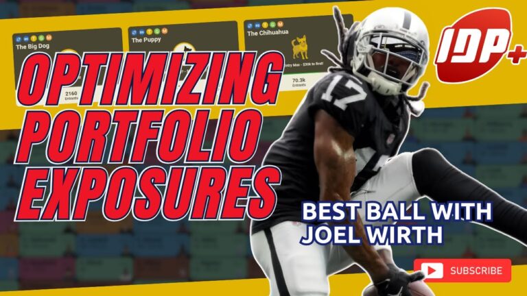 Fantasy Football Best Ball Portfolio Exposure Strategy & Five Notable NFL Player ADP Draft Updates