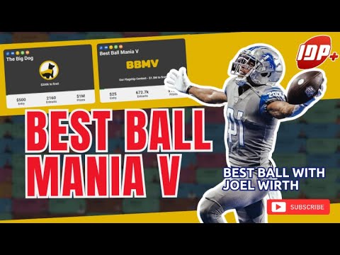 Best Ball Mania Redraft: Zero NFL Running Back Strategy In Action