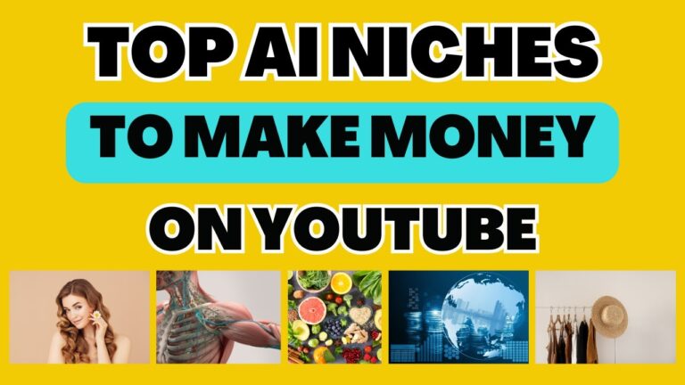 TOP AI NICHES TO EARN On YouTube Without Showing Your Face! | Make Money Online 2024