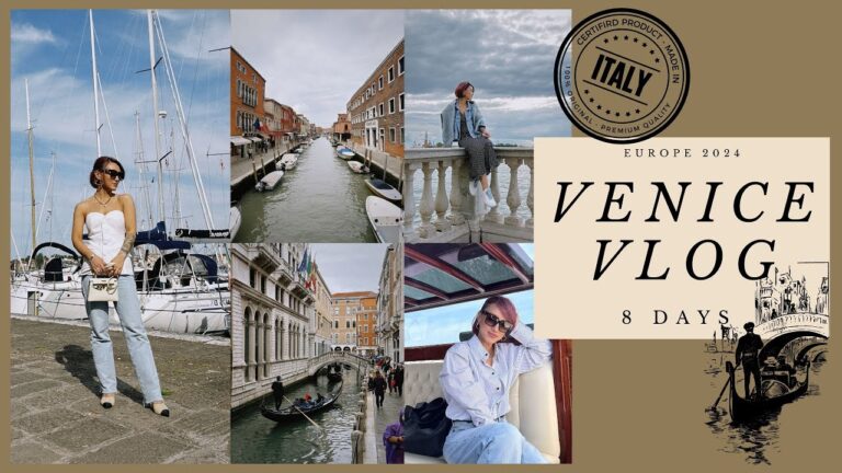 VENICE VLOG: Food Highlights! 8 days in Venice Italy | Europe Summer 2024