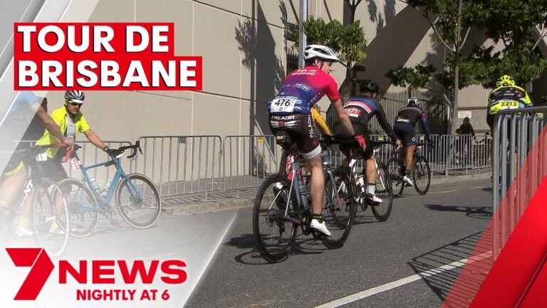 Thousands cycle in the 2021 Tour De Brisbane | 7NEWS