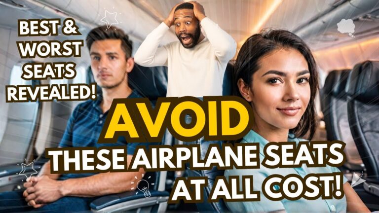 Seat Selection: Best and Worst Airplane Seat Hacks Revealed!