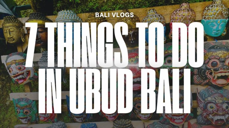 7 Fun Things To Do in Ubud, Bali!