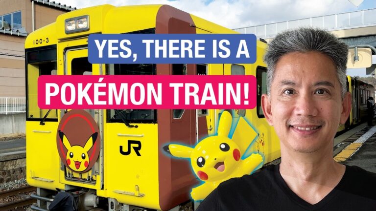 Become a Pikachu Conductor Riding the Pokémon Joyful Train in Japan!