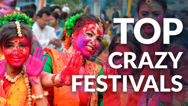 Top 9 CRAZY Festivals You NEED to Visit!