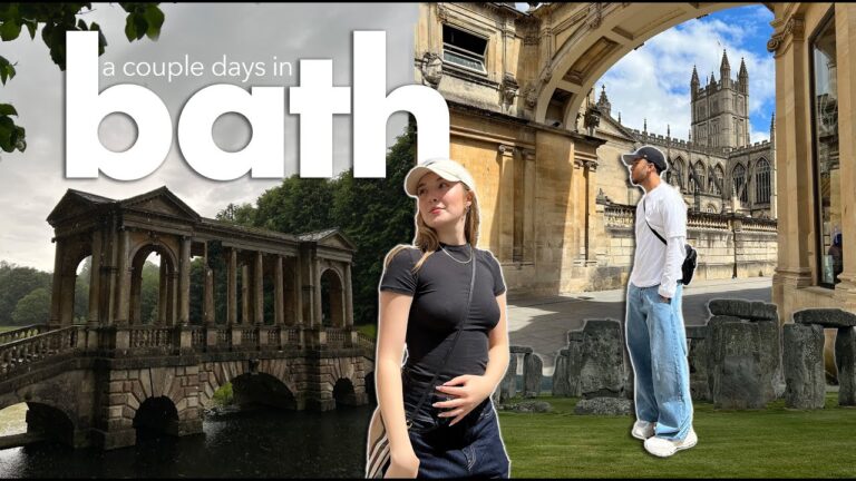 48 Hours in BATH VLOG | stonehenge, bridgerton filming locations, roman baths, prior park, + more!