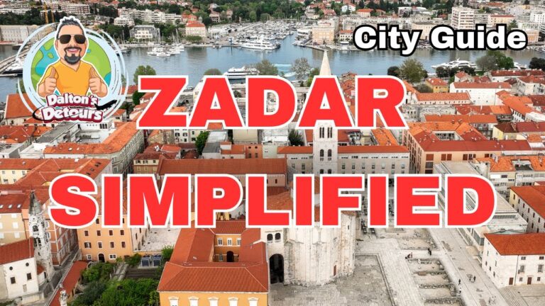 Zadar Simplified: Ancient Streets & Adriatic View in Croatia