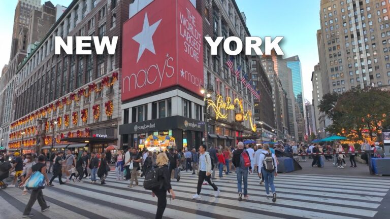 NYC Macys Holiday Square 2024 ✨ NYC’s NEWEST Holiday Market 4K Holidays in New York City 2024 ✨