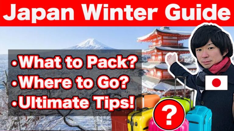 Japan Winter Travel 2024: What to Pack, Where to Go, and Key Tips, for Your First Winter in Japan