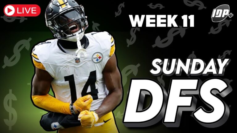 Best Week 11 NFL DFS DraftKings, FanDuel, & Underdog Expert Picks!