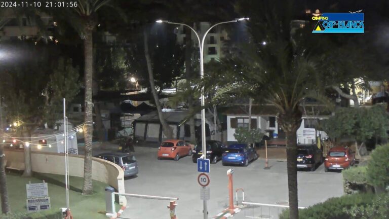 Webcam entrada Camping Cap-Blanch