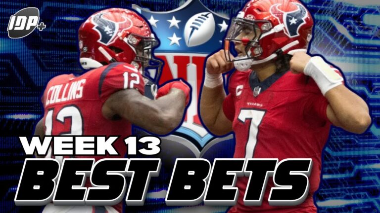 Top Week 13 NFL Prop Bets: Best Bets & Sunday Parlay Picks!