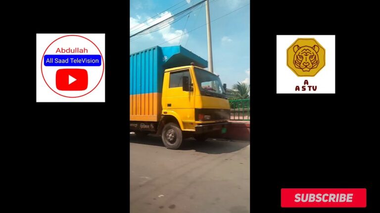 How the truck moves on the road | Private Travel |  Private car travel | The video was made with un5