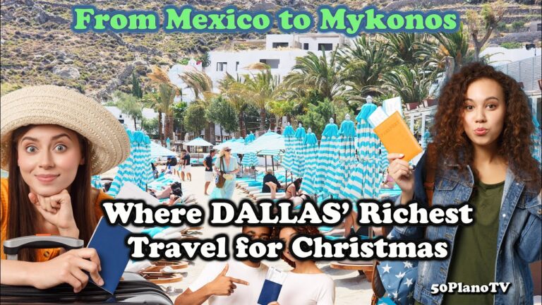 Where Dallas Richest (Plano, Frisco, Park Cities, Colleyville, Southlake) Travel for Christmas #rich