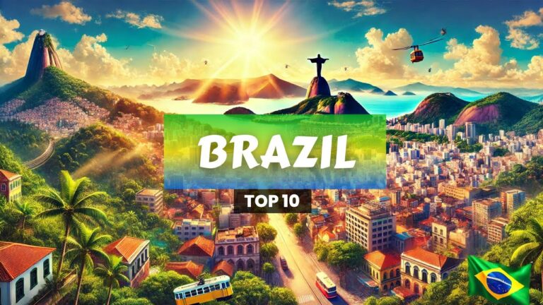 The Best of Brazil 10 Must-See Places! – Travel Guide – 4K