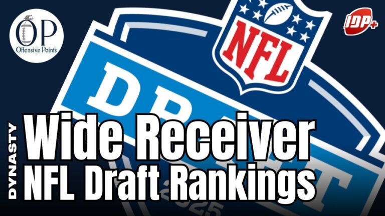 HOT 2025 NFL Draft Advice: Top Dynasty Wide Receiver Rankings