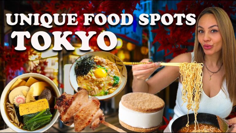 6 INCREDIBLE Tokyo Food Spots | Best Food in Tokyo for Tokyo Travel |