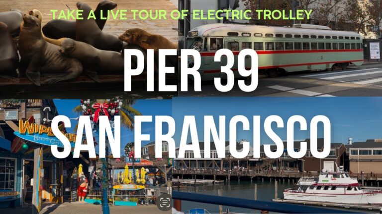 Live Tour of San Francisco’s Pier 39 and Electric Trolley #travel #travelandtransform #sanfrancisco