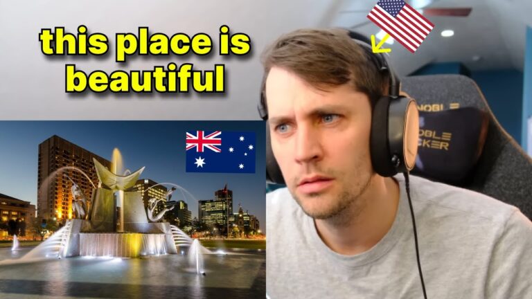 American reacts to Adelaide, Australia