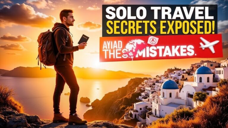 The BEST Solo Travel Secrets for 2025 Exposed | Solo Travel Tips | Solo Travel Mistakes 2025