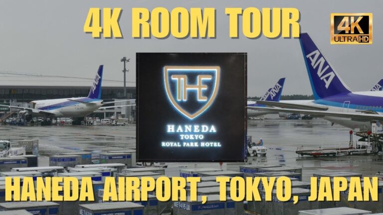 Hotel room tour at Tokyo Haneda Airport – Royal Park Hotel HND terminal 3 #japan 4k HDR